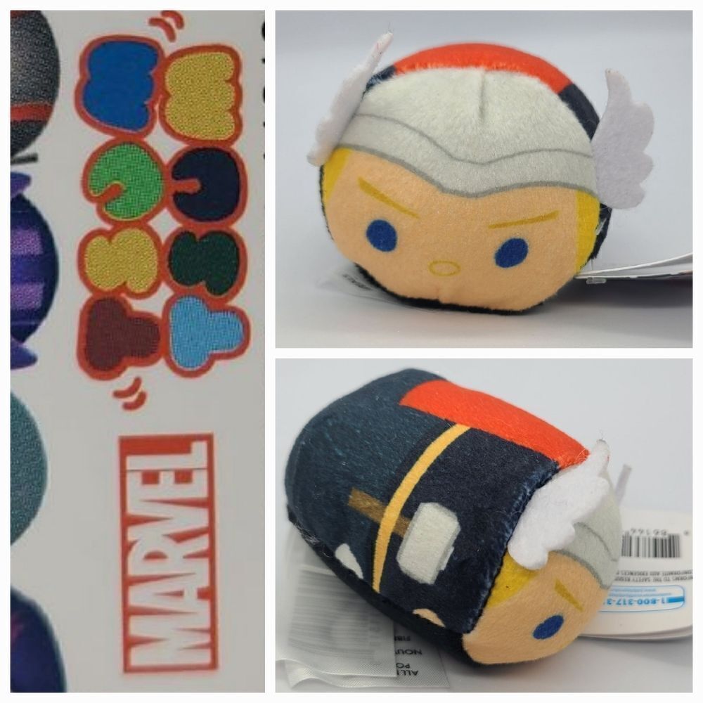 Thor NWT Marvel Avengers Collectible Tsum Tsum Mini 3" Stackable Plush Superhero
